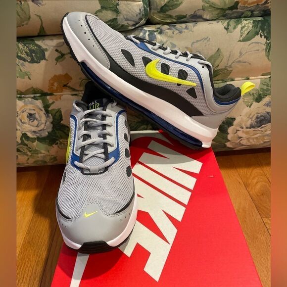 Nike AIR MAX AP Wolf Grey/Lemon Venom Blue CU4826-009 sizes 10.5,11,11.5,12,13 - Picture 1 of 5
